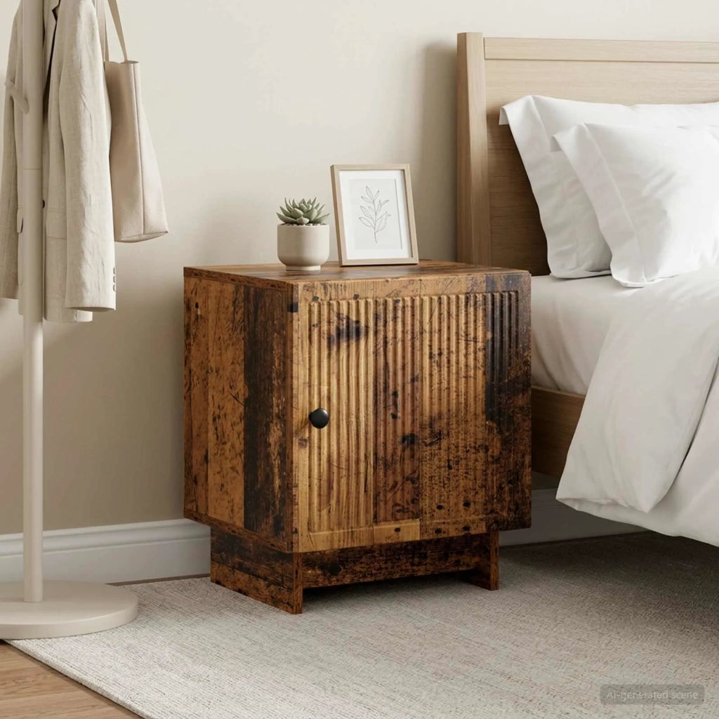 Armadio da Notte 2 pcs Legno antico 43 x 34,5 x 50 cm 893892