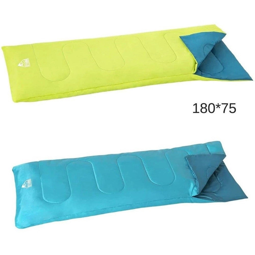 Trade Shop - Sacco A Pelo Tipo Dritto Evade 15 180x75 Cm Campeggio Con Borsa Trasporto 68099 -