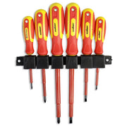 Trade Shop - Cacciaviti Elettricista 6 Pz Isolati Stella Taglio Giraviti Elettricista 82924 -