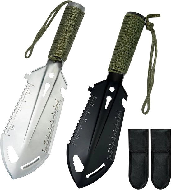 Kit di sopravvivenza 2 in 1 da 9 funzioni – Ultra-leggero e compattabile – Ideale per escursioni, campeggio e turismo di avventura