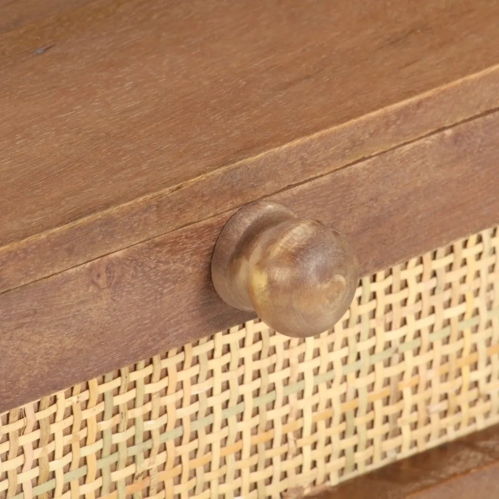 Tavolino da Salotto 100x60x40cm in Legno Massello di Mango 323599
