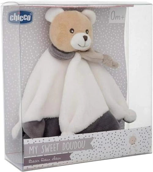 Gioco MySweet Orsetto DouDou, Pupazzo in Morbido Velour a Forma di Orsetto, Colore Neutro, Lavabile in Lavatrice, 0+ Mes