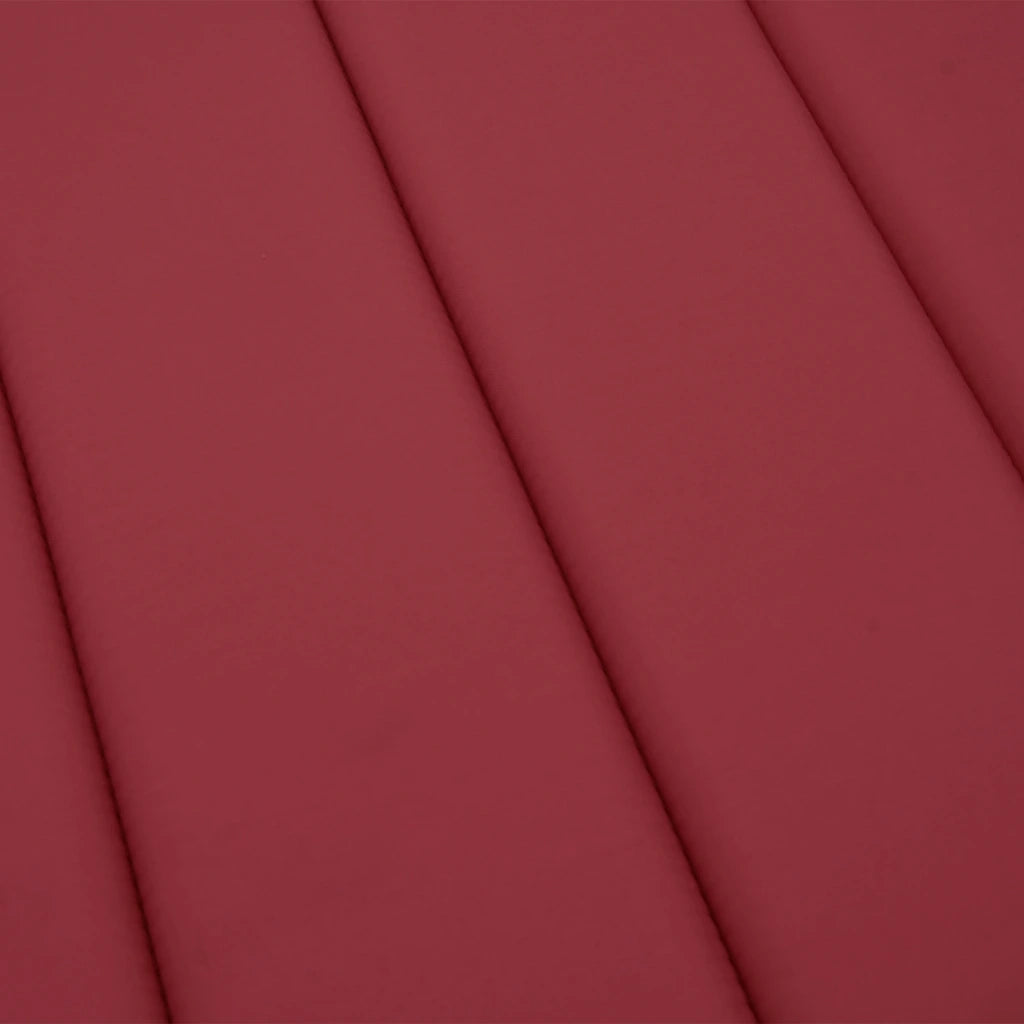 Cuscino per Lettino Rosso Vino 186x58x4 cm in Tessuto Oxford 314167