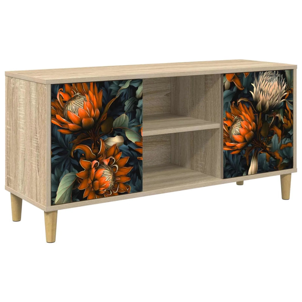 Mobile TV LOCHEM 102 x 33 x 50 cm Sonoma Legno ingegnerizzato 8007030