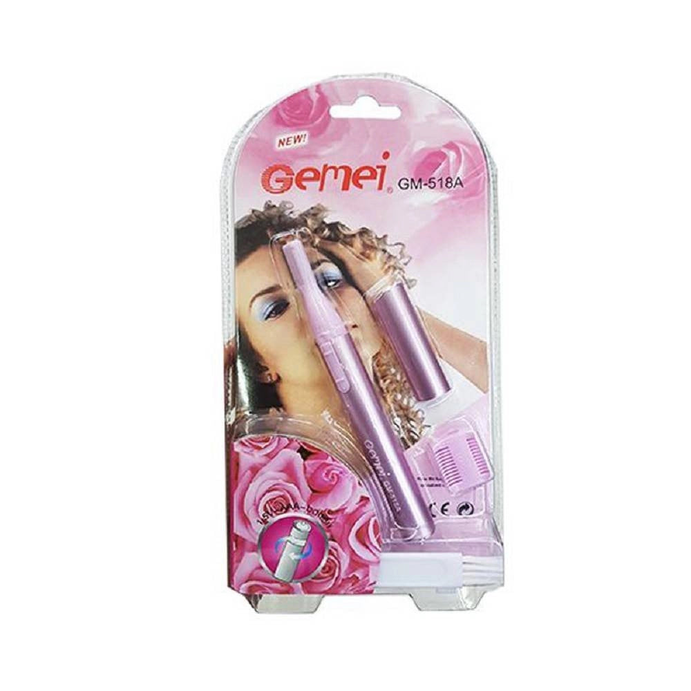 Trade Shop - Rifinitore Trimmer Elettrico Donna Per Rasatura Peli Viso Sopracciglia Gm-518a -