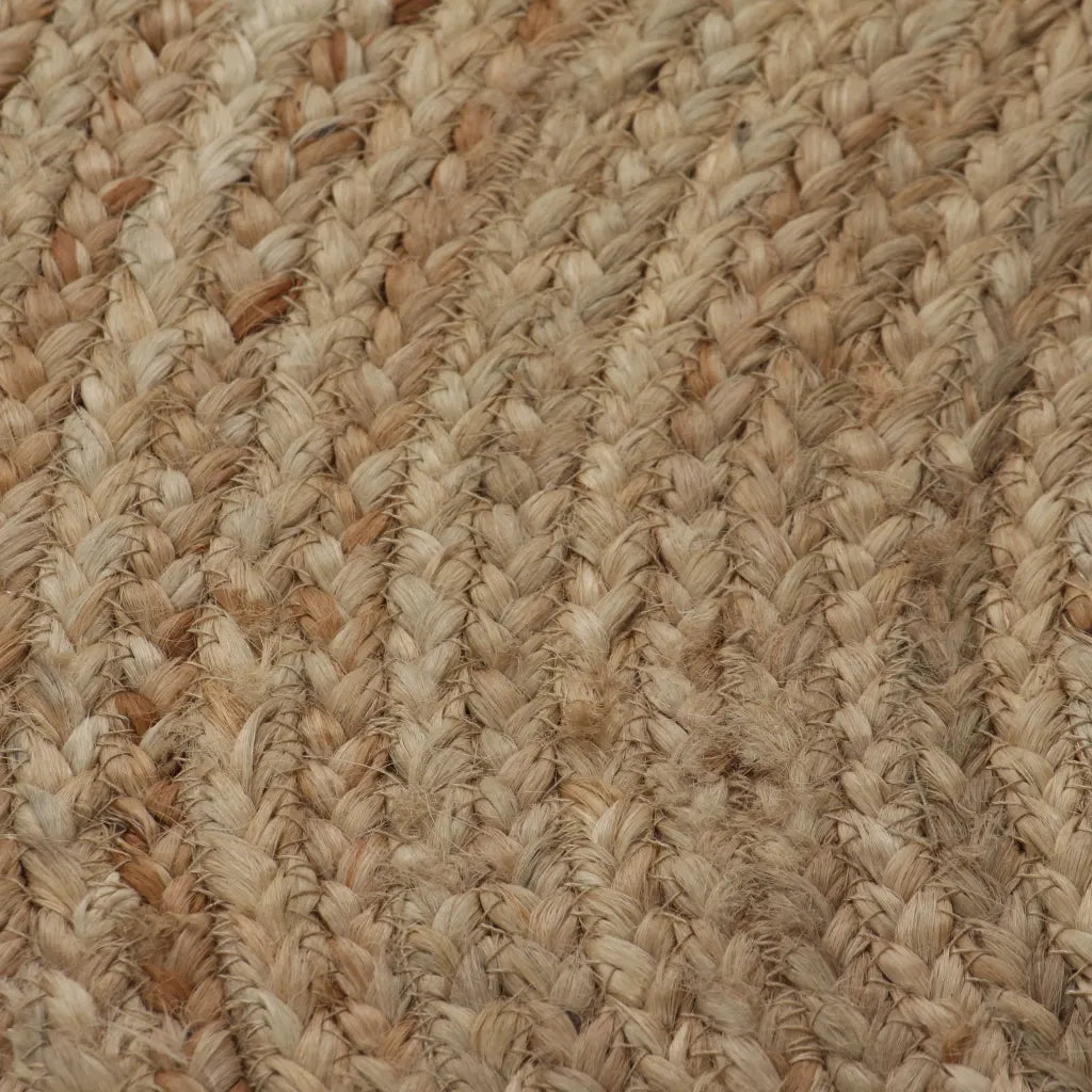 Tappeto in Juta Intrecciata 90 cm Rotondo 245336