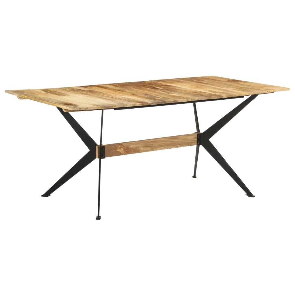 Tavolo da Pranzo 180x90x76 cm in Legno Massello di Mango  cod mxl 18316