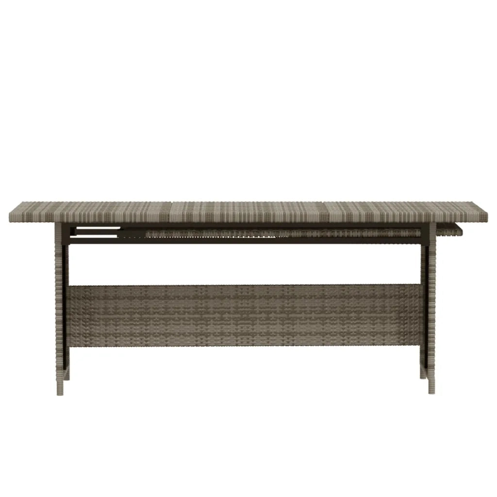 Set Divani da Giardino 3 pz con Cuscini in Polyrattan Grigio 3098168