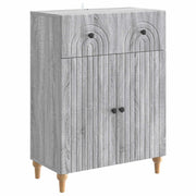 Credenza Grigio Sonoma 66 x 34,5 x 90 cm Legno ingegnerizzato