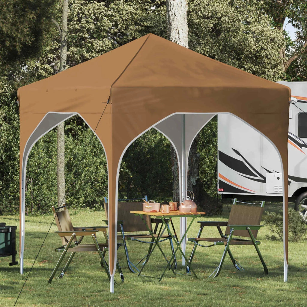 Tenda per feste a pop-up 194 x 194 x 245 cm Beige 42019815