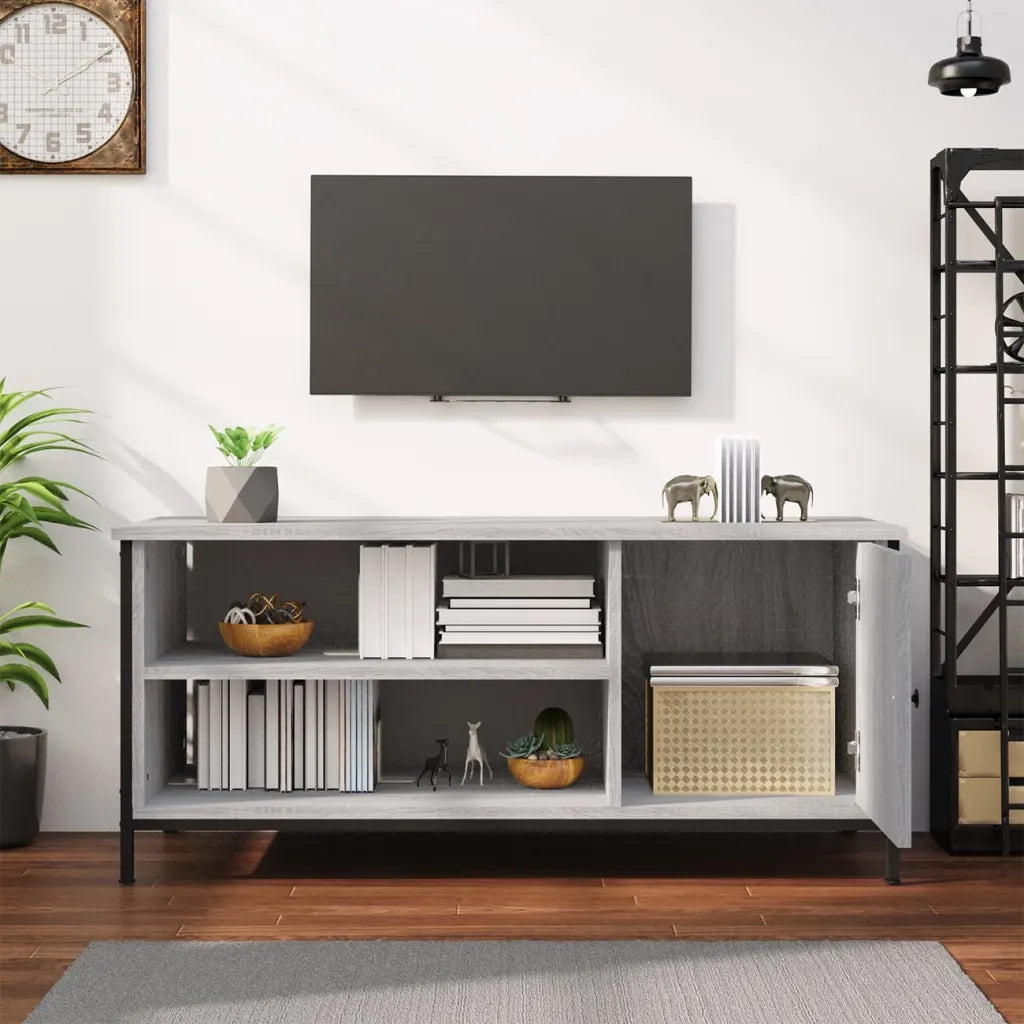Mobile TV | Armadietto TV | Mobile Porta TV Grigio Sonoma 100x40x45 cm in Legno Multistrato