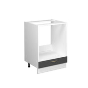 Vicco Mobile per forno da incasso Antracite-oro 60 cm senza piano di lavoro