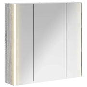 Mobiletto per specchio da Bagno | Armadio da bagno Grigio Sonoma