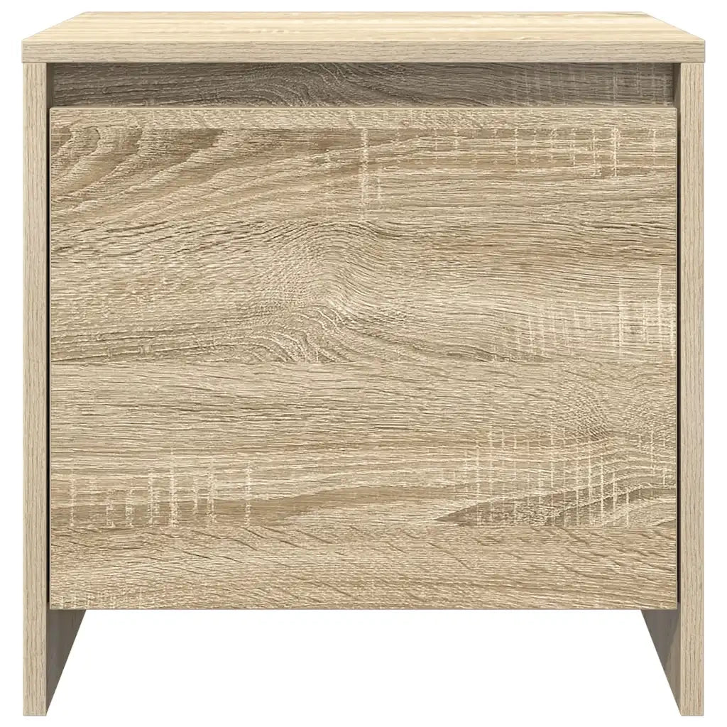 Comodini 2 pz-Set di 2 Tavolino da notte Rovere Sonoma 45x34x44,5 cm in Truciolato