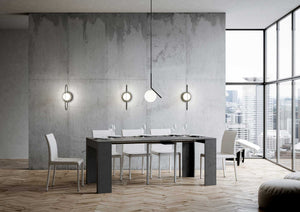 Consolle Allungabile 90-302x42x76.8 cm in Nobilitato Grigio