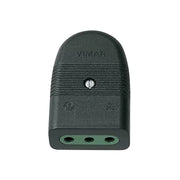 PRESA 2P+T 10A P11 ASSIALE NERO