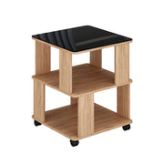 Vicco Tavolino Rovere Goldkraft/nero 50 x 50 cm