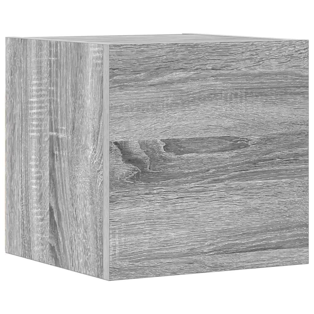 Set di Mobili Porta TV 4 pz Grigio Sonoma in Legno Multistrato 3114652