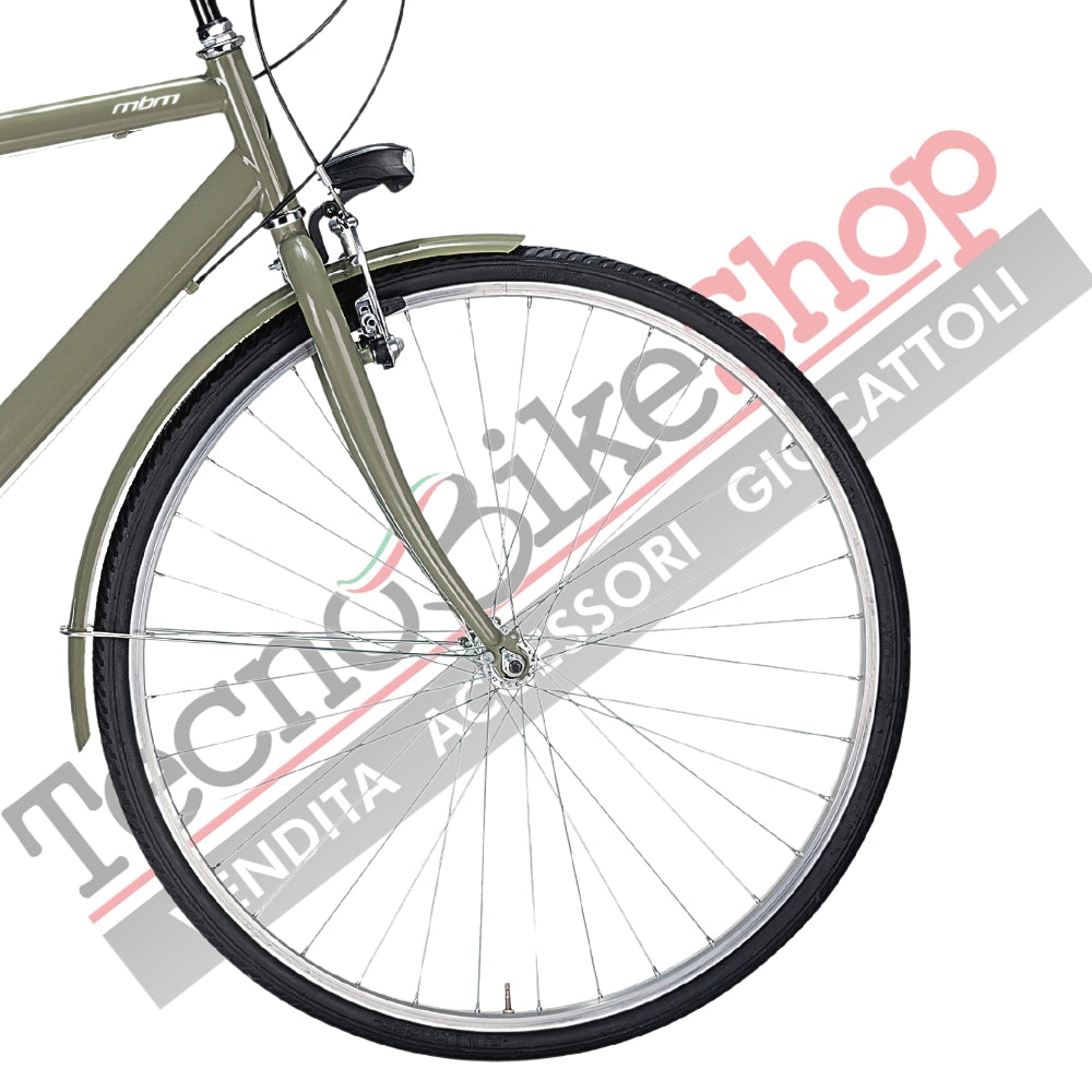 Bicicletta City Bike Trekking Uomo MBM Touring M 28" 6V-Verde(Moss Green)