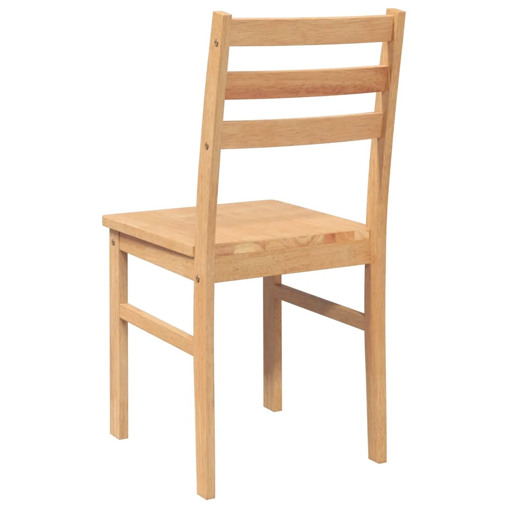 Sedie da Pranzo 2 pz in Legno Massello di Hevea 4102420