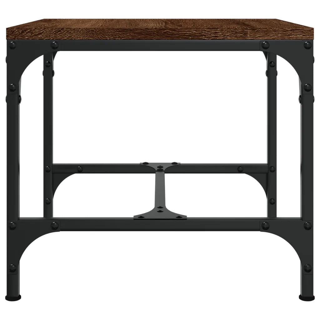 2 pz Tavolini da salotto | Tavolino da caff¨¨ | Tavolino da Soggiorno Nerorovere marrone 40x40x35cm in Legno Multistrato