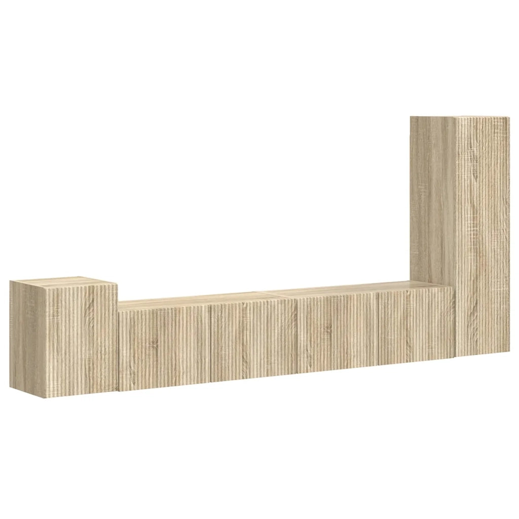 Set mobile TV 3 pcs Rovere Sonoma Legno multistrato 3409017