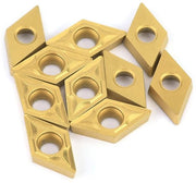 Inserto a carburo - 10 pezzi - Alta durezza - Rivestimento PVD composito - Attrezzo per tornio - Sicuro e duraturo - Lame per taglio