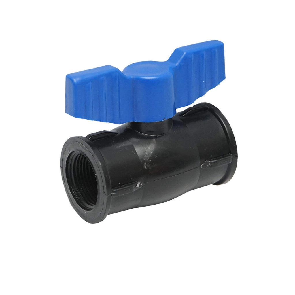Rubinetto presa a sfera uguale, filettatura interna 3/4x3/4 pollici, PN10 per sistemi di irrigazione