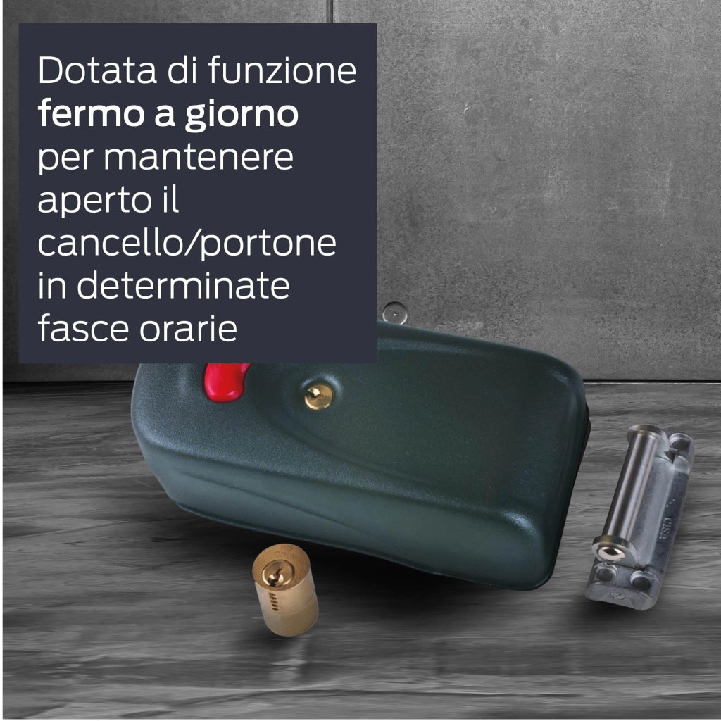 Elettroserratura per Metallo Elettrika Chiave e Pulsante Cisa