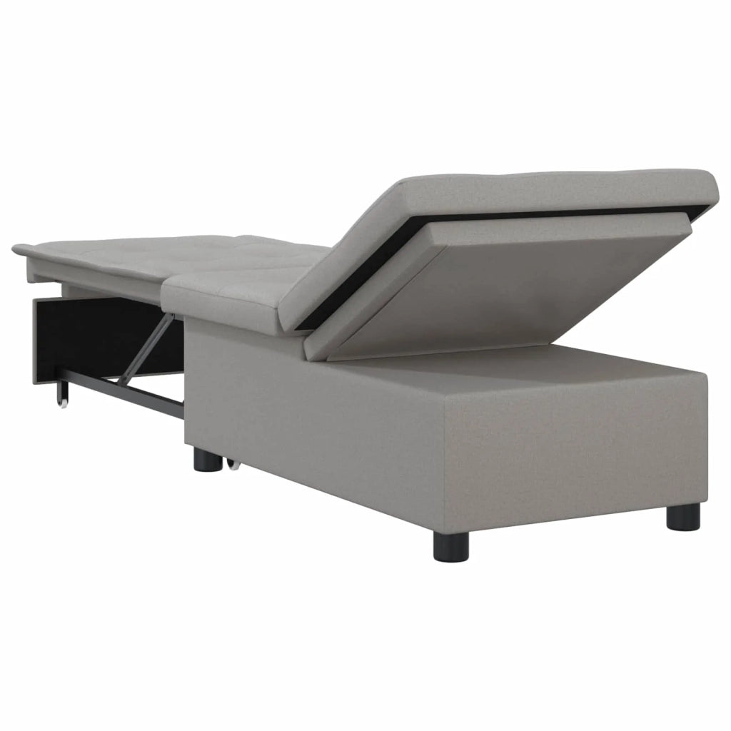 Divano Letto Estraibile Grigio 194 x 50 x 82 cm Tessuto 42008591