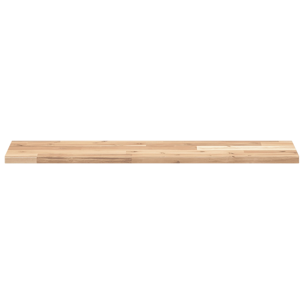 Mensole da Parete 2 pz 100x20x2 cm Legno Acacia Non Trattato 3279348