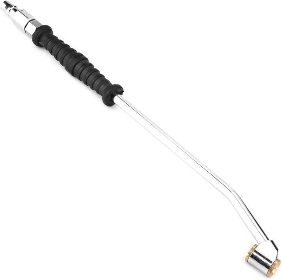 Pompa aereazione pneumatici con asta di gonfiaggio - doppia testa a ghiera zincata - auto rapido gonfiaggio - attrezzo per riparazione pneumatici - gonfiare pneumatici.