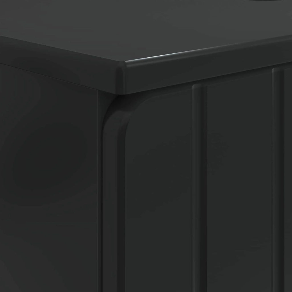 Armadio per Lavabo da Bagno ZWOLLE Nero 59,5 x 31,5 x 59 cm 896346