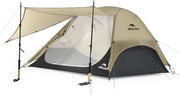 Tenda leggera per due persone, impermeabile, adatta per bivacchi, campeggi, escursioni e trekking con protezione dagli insetti
