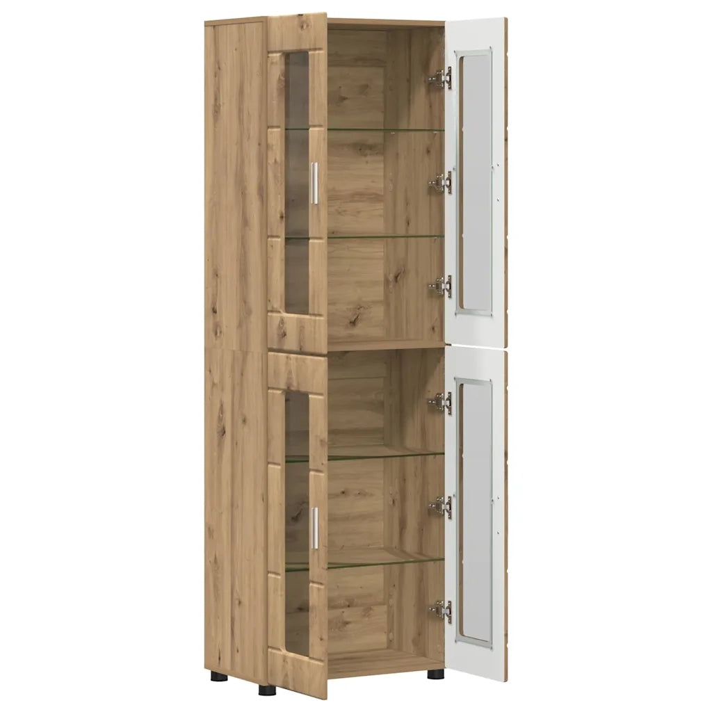 Credenza con porta FLORIN Rovere artigianale 60 x 35 x 182 cm 3397913