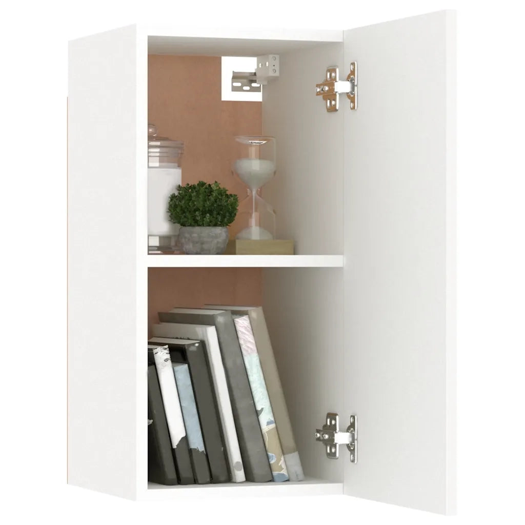 Set Mobile TV 7 pz Bianco in Truciolato