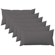 Cuscino con cuscino HEERLEN 6 pz Grigio Chiaro Tessuto 925580