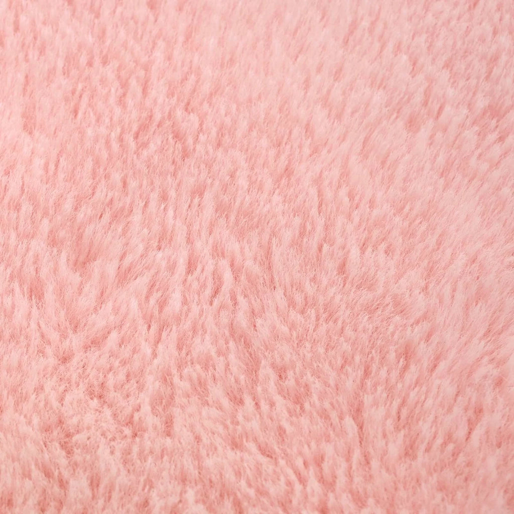 Federa 12 pz HOUTEN Rosa 40 x 80 cm Pelliccia di Coniglio Finta 918453