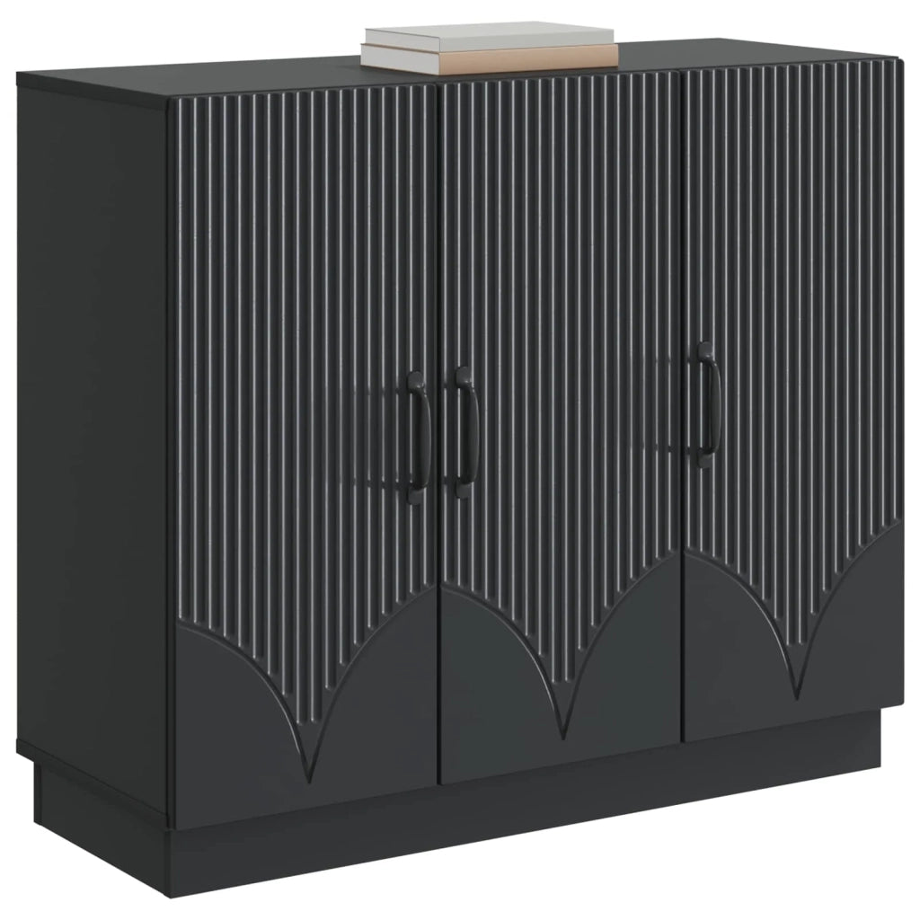 Credenza Nero 89 x 34,5 x 77 cm Legno ingegnerizzato 895336