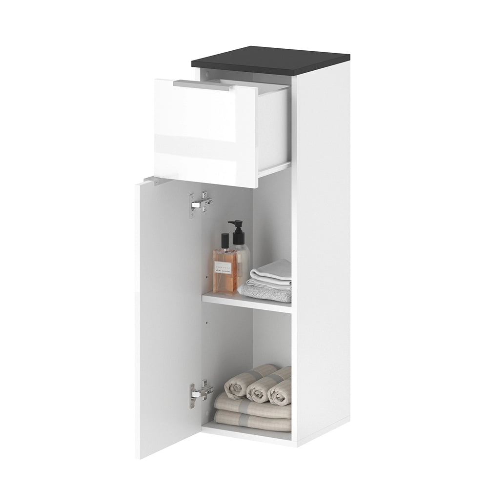 Vicco Mobiletto bagno Bianco lucido 30 x 95 cm