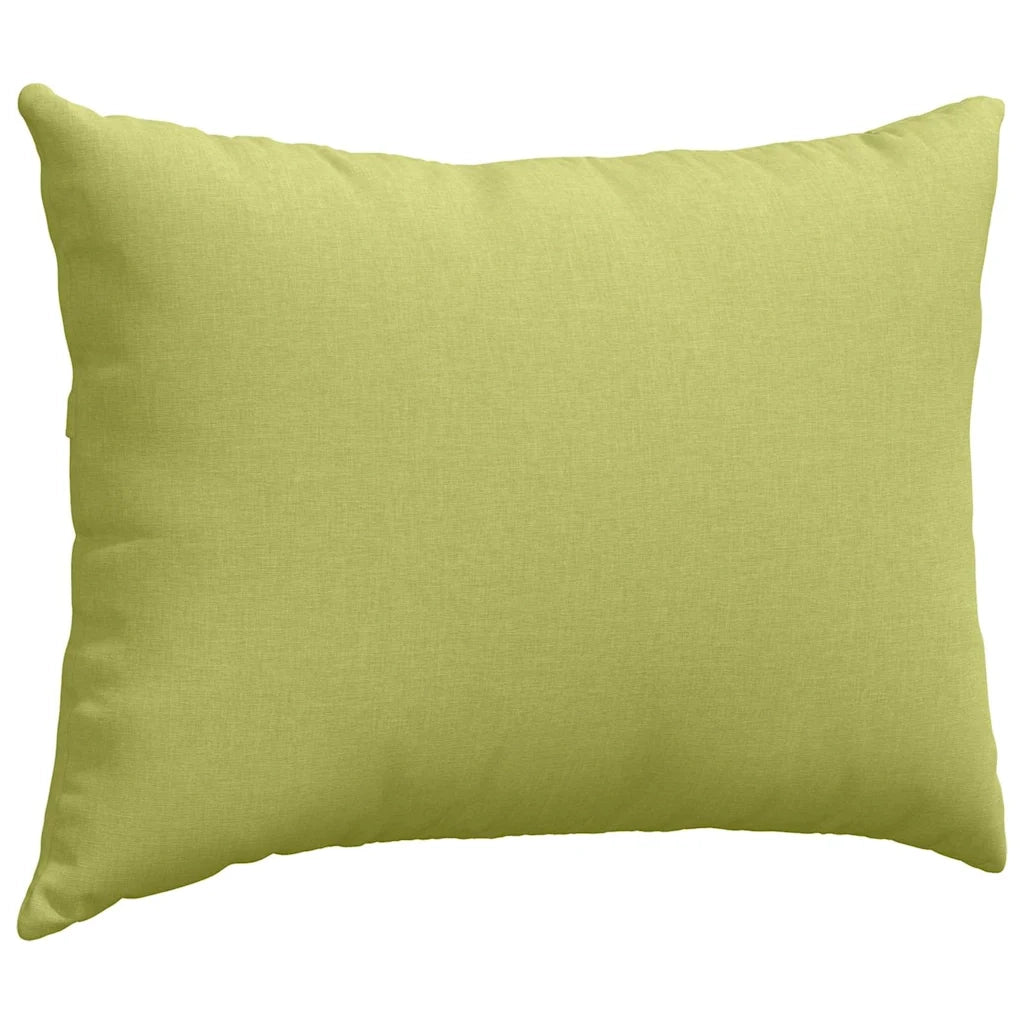 Cuscini da Divano 2 pz-Set di 2 Cuscini per Sofa Verde chiaro 70 x 50 cm Tessuto