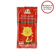 Multipack da 35 buste di snack per gatti stick morbidi gnam gatto tacchino e agnello