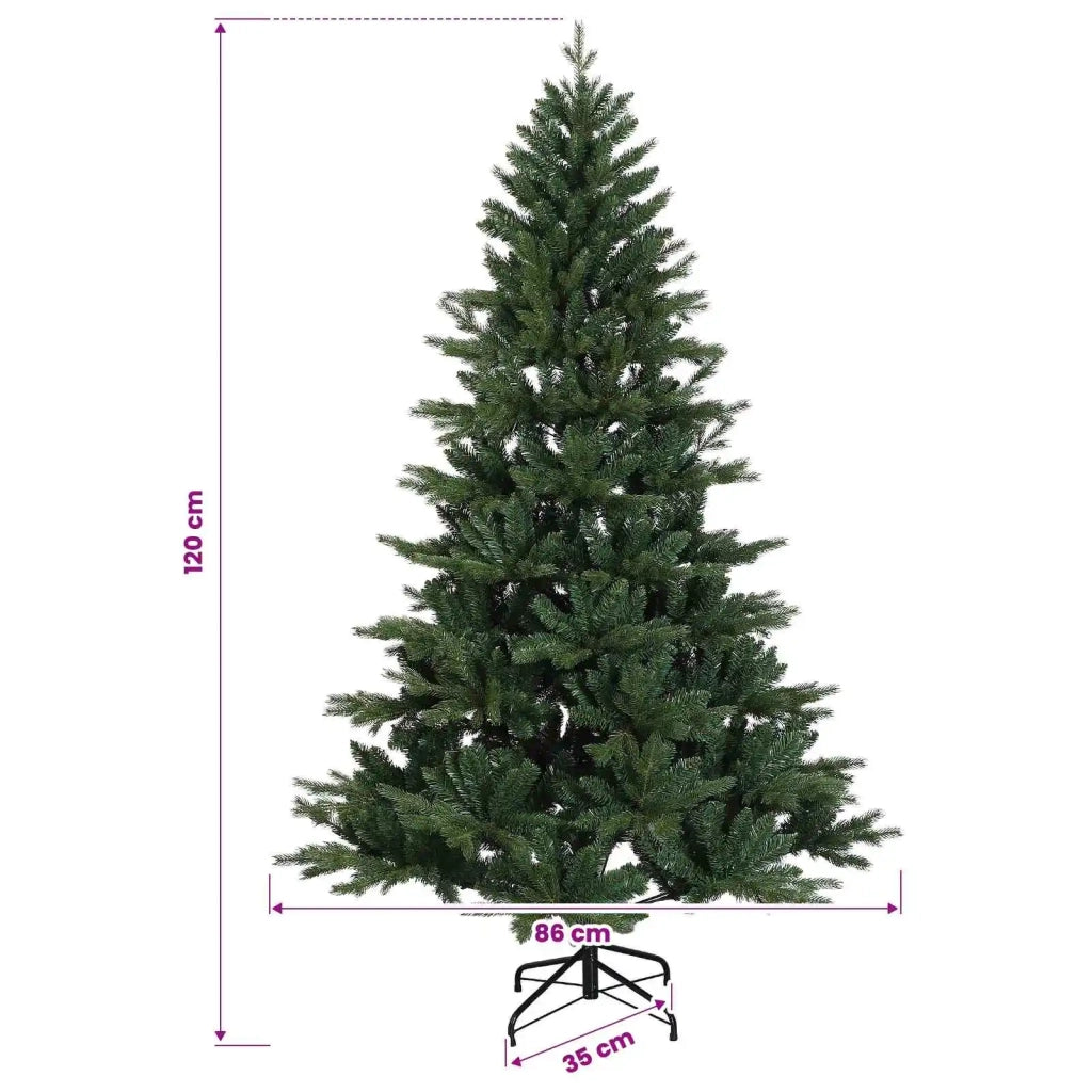 Albero di Natale Artificiale con Rami Pieghevoli 120 cm 42055527