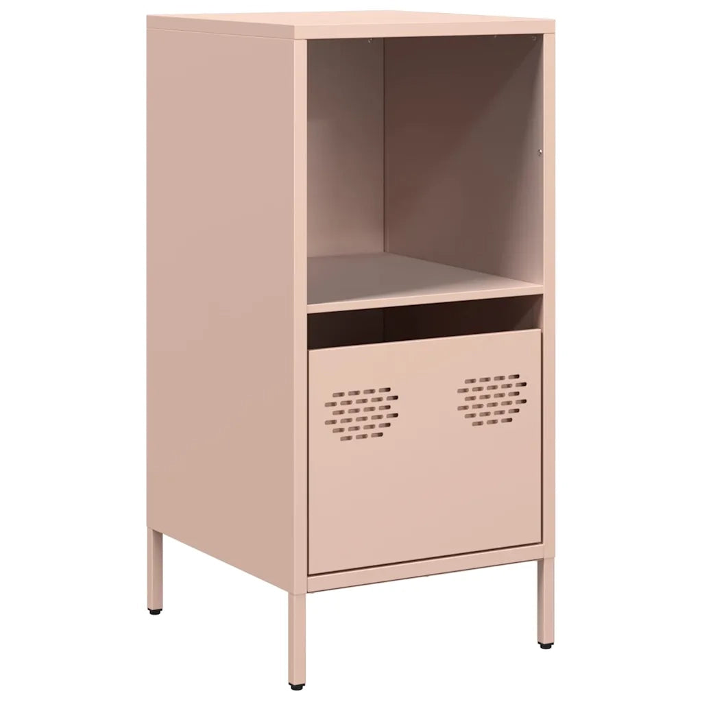 Credenza Rosa 35x39x73,5 cm in Acciaio Laminato a Freddo