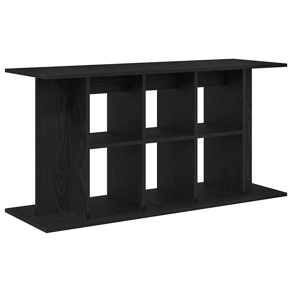 Supporto Acquario 120x40x60 cm Legno Multistrato Rovere Nero