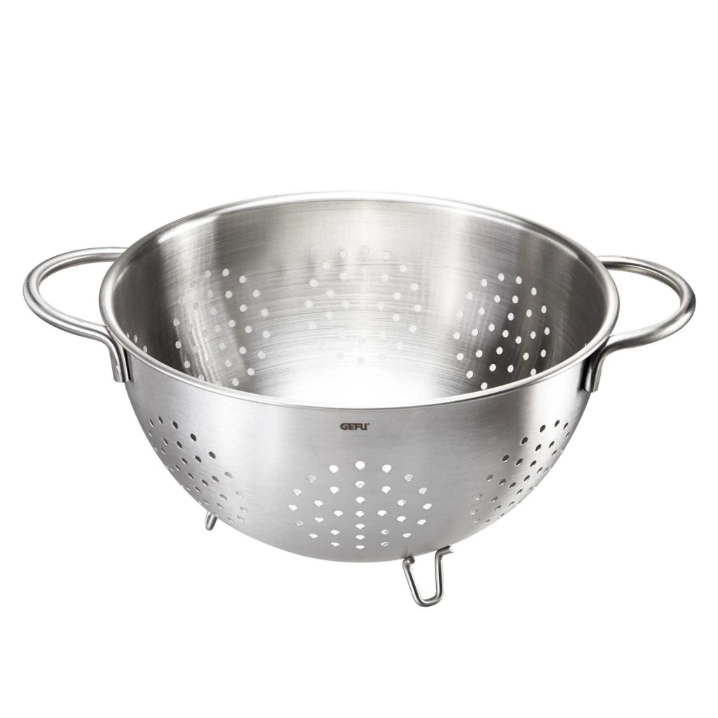 GEFU G28130 COLINO Colino Acciaio Inox 24 cm Capacita' 4 L con Maniglie e Lavabile in Lavastoviglie colore Acciaio inox