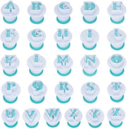 Set di forme a forma di biscotto per fondant e marsepein, accessori per torta, 26 pezzi, riutilizzabile per biscotti e decorazione di torta