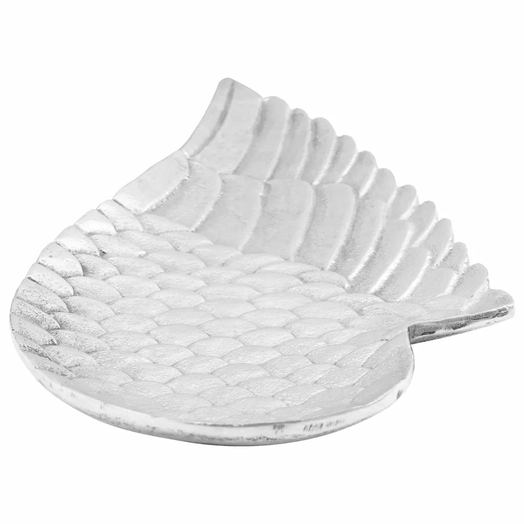 Cesto di frutta 2 pz Argento 40 x 18 x 2.5 cm Alluminio CFW3626209