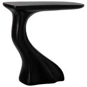 Mobile da ingresso in metallo nero e legno 98x26x85h cm