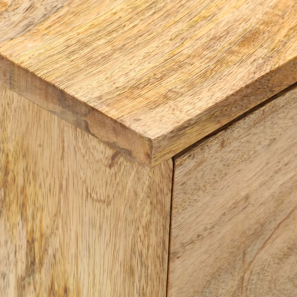 Comodino 40x35x55 cm in Legno Massello di Mango 286464